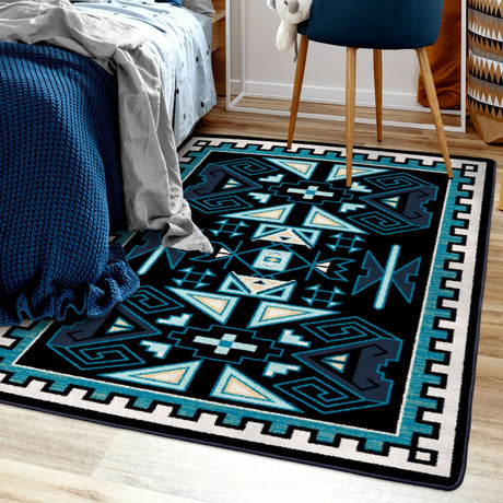 American Dakota Four Rams OKA Contemporary Rug