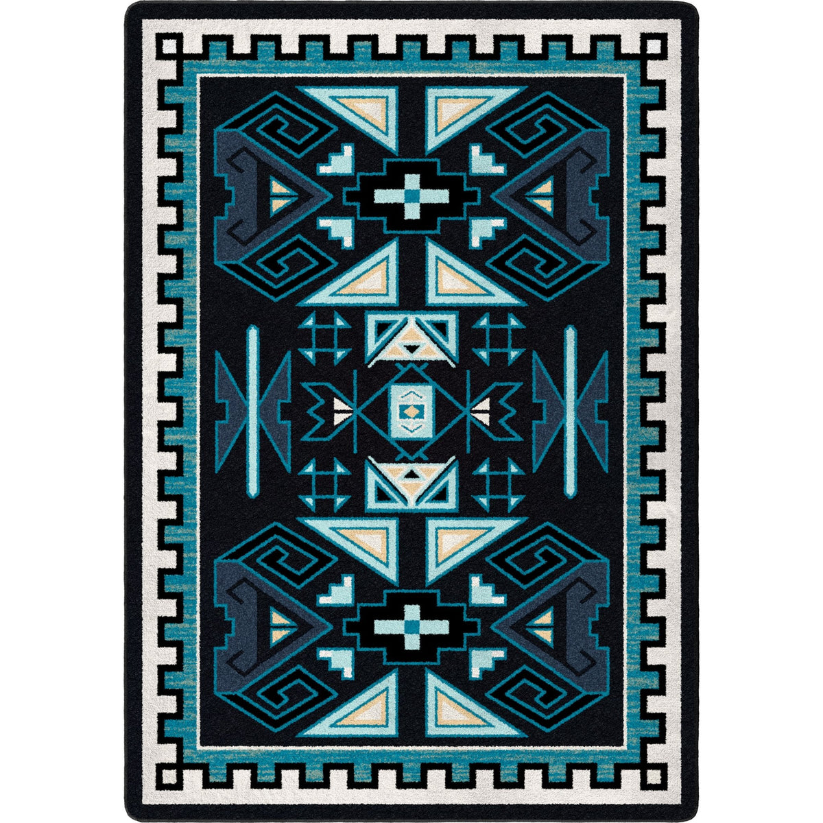 American Dakota Four Rams OKA Contemporary Rug