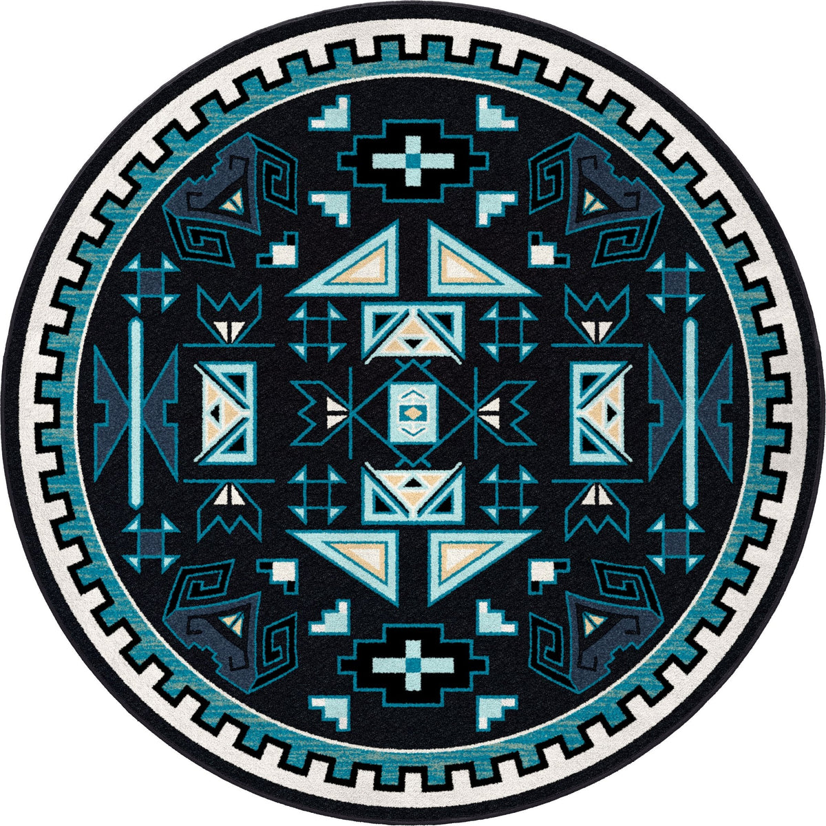 American Dakota Four Rams OKA Contemporary Rug - OKA0105CON234