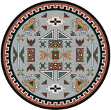American Dakota Four Rams OKA Rust Rug
