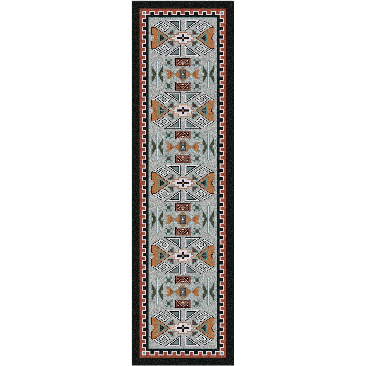 American Dakota Four Rams OKA Rust Rug