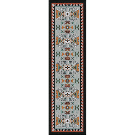 American Dakota Four Rams OKA Rust Rug