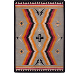 American Dakota Fury Peaks Black Frame Rug - S0230BKF234
