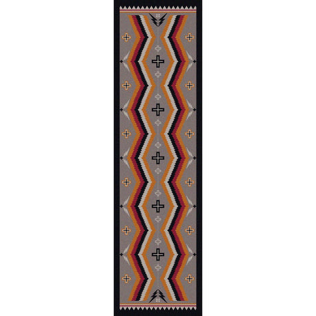 American Dakota Fury Peaks Black Frame Rug - S0230BKF234