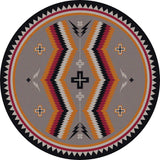 American Dakota Fury Peaks Black Frame Rug - S0230BKF234