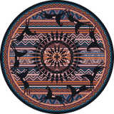 American Dakota Ghost Rider Plum Rug
