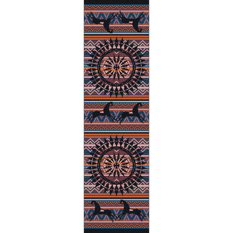 American Dakota Ghost Rider Plum Rug