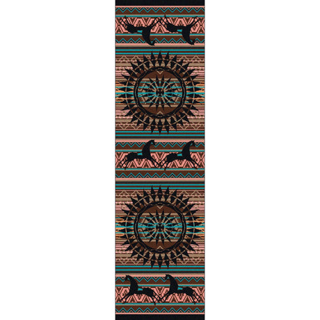 American Dakota Ghost Rider Turquoise Rug