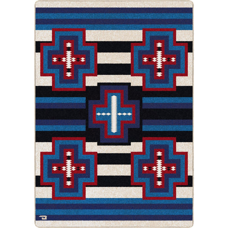 American Dakota Gloria Blue Ribbon Multi Rug - 0846MUL234