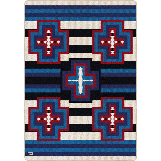 American Dakota Gloria Blue Ribbon Multi Rug - 0846MUL234