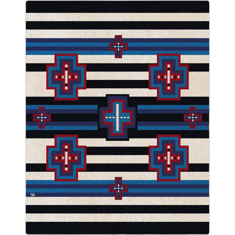 American Dakota Gloria Blue Ribbon Multi Rug - 0846MUL234