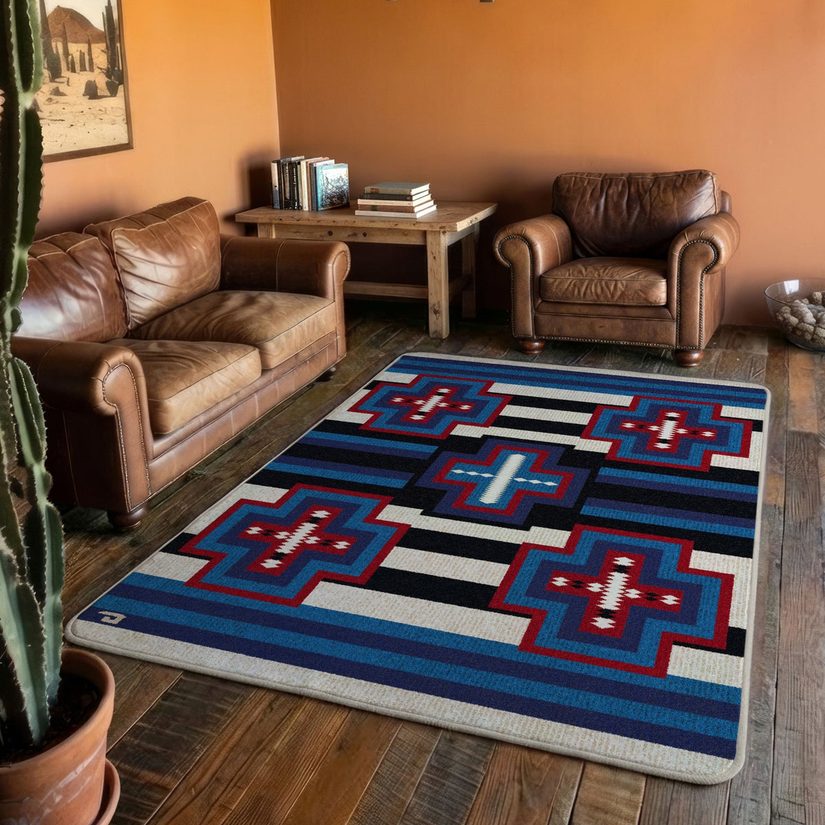 American Dakota Gloria Blue Ribbon Multi Rug - 0846MUL234