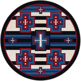 American Dakota Gloria Blue Ribbon Multi Rug - 0846MUL234