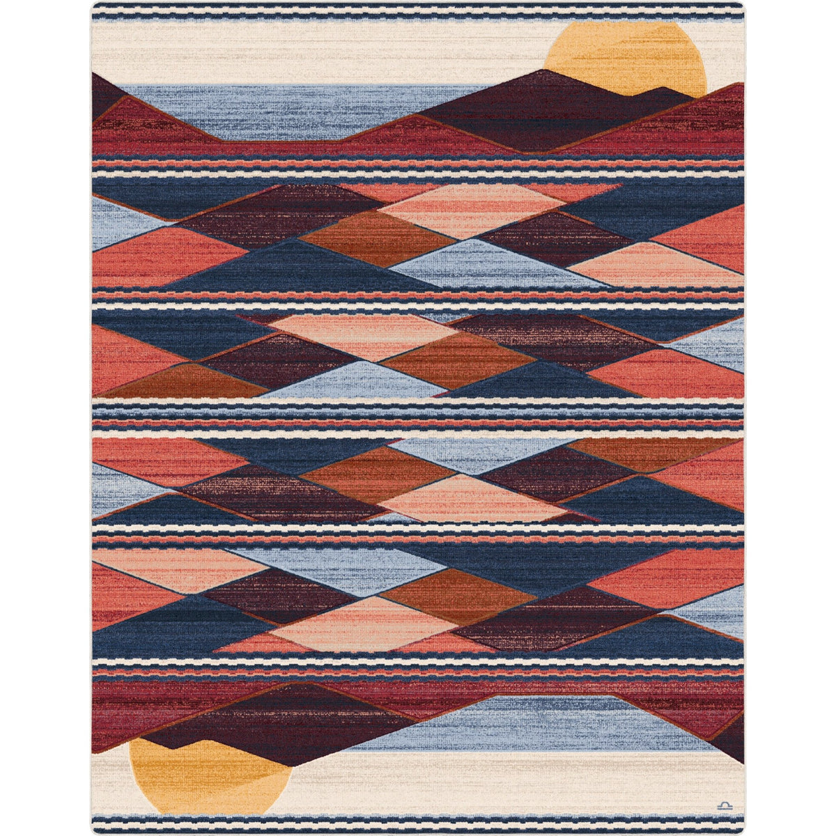 American Dakota Gloria Scapes Multi Rug - 0847MUL234