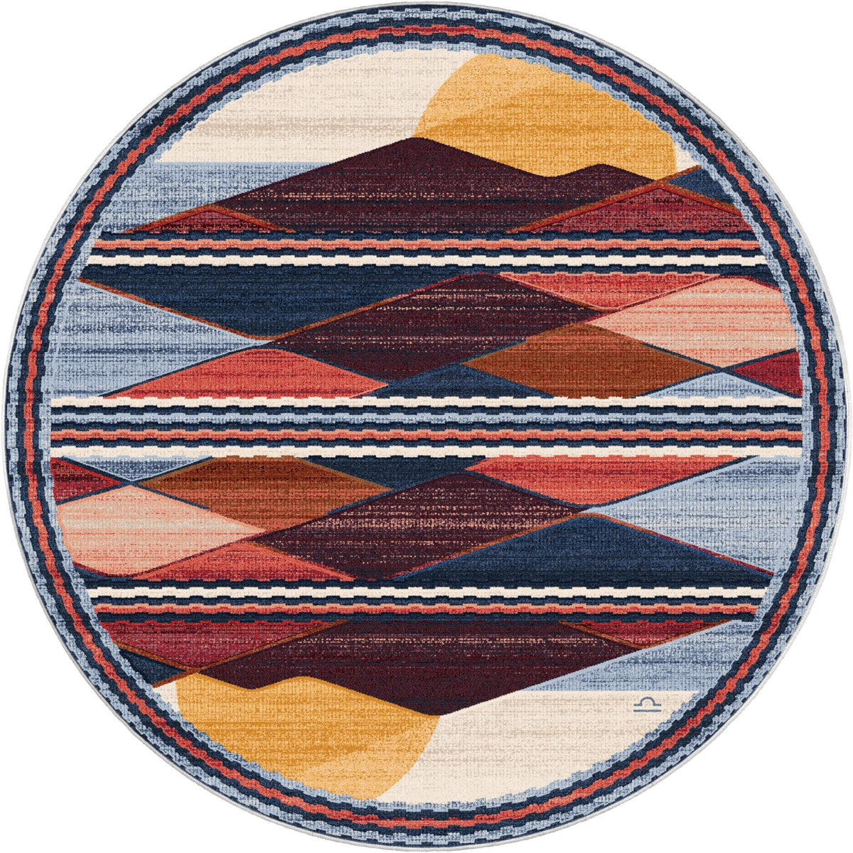 American Dakota Gloria Scapes Multi Rug - 0847MUL234