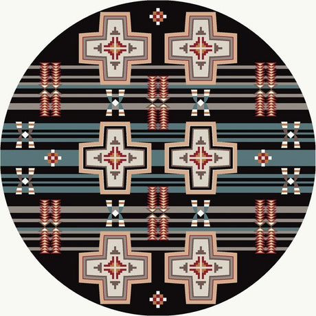 American Dakota Grand River Black Rug