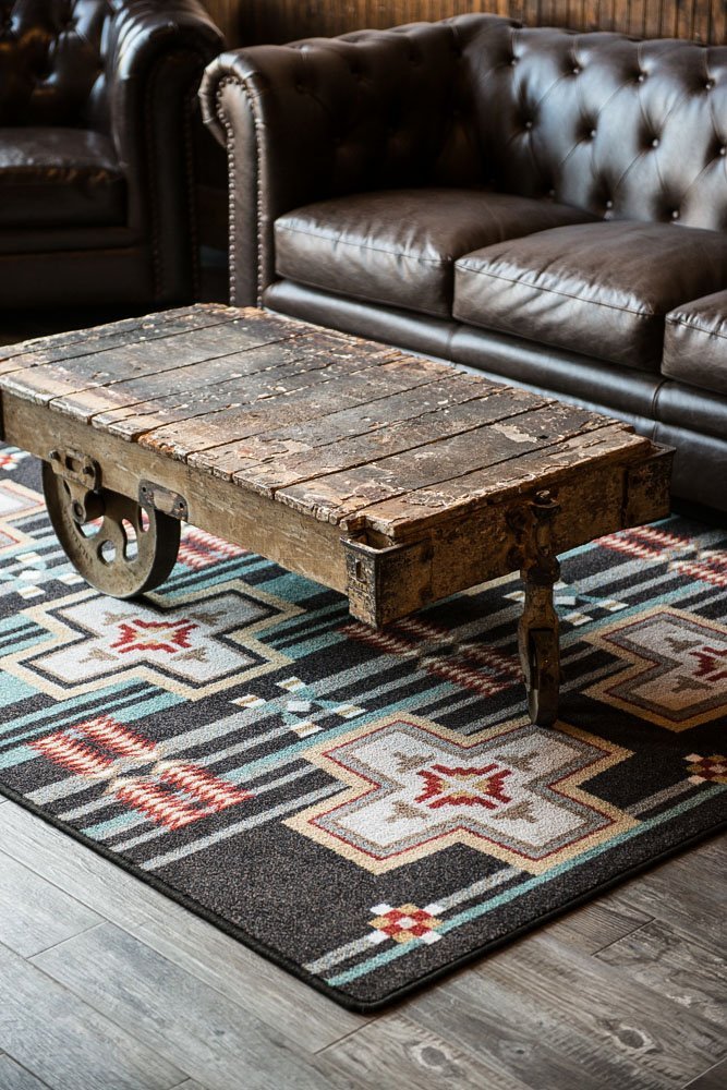American Dakota Grand River Black Rug