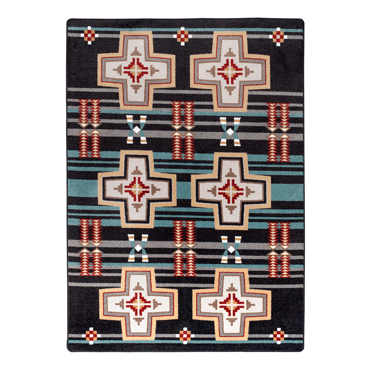American Dakota Grand River Black Rug
