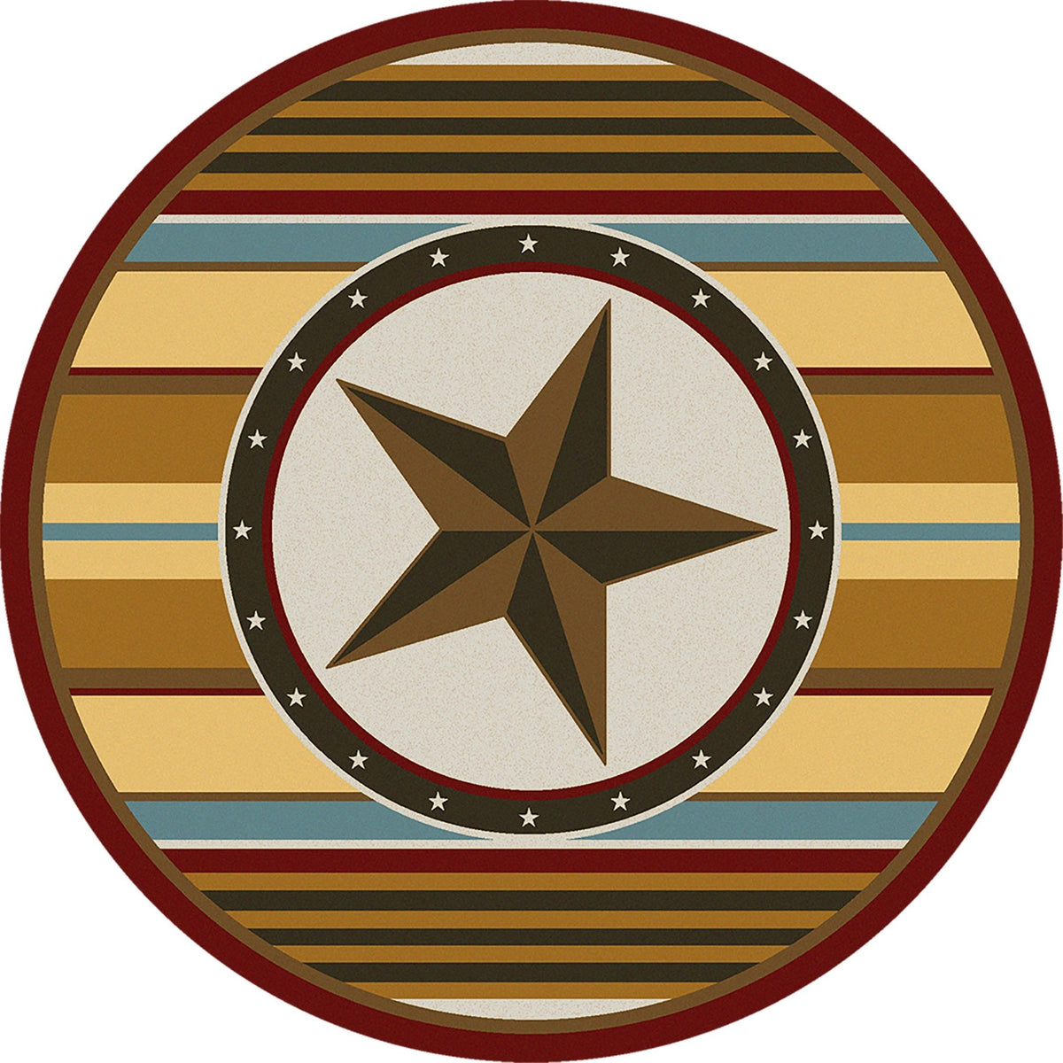 American Dakota Hacienda Star Maize Rug - 0144MAZ234