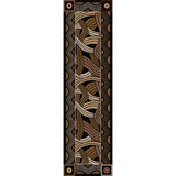 American Dakota Hand Coiled Black Rug