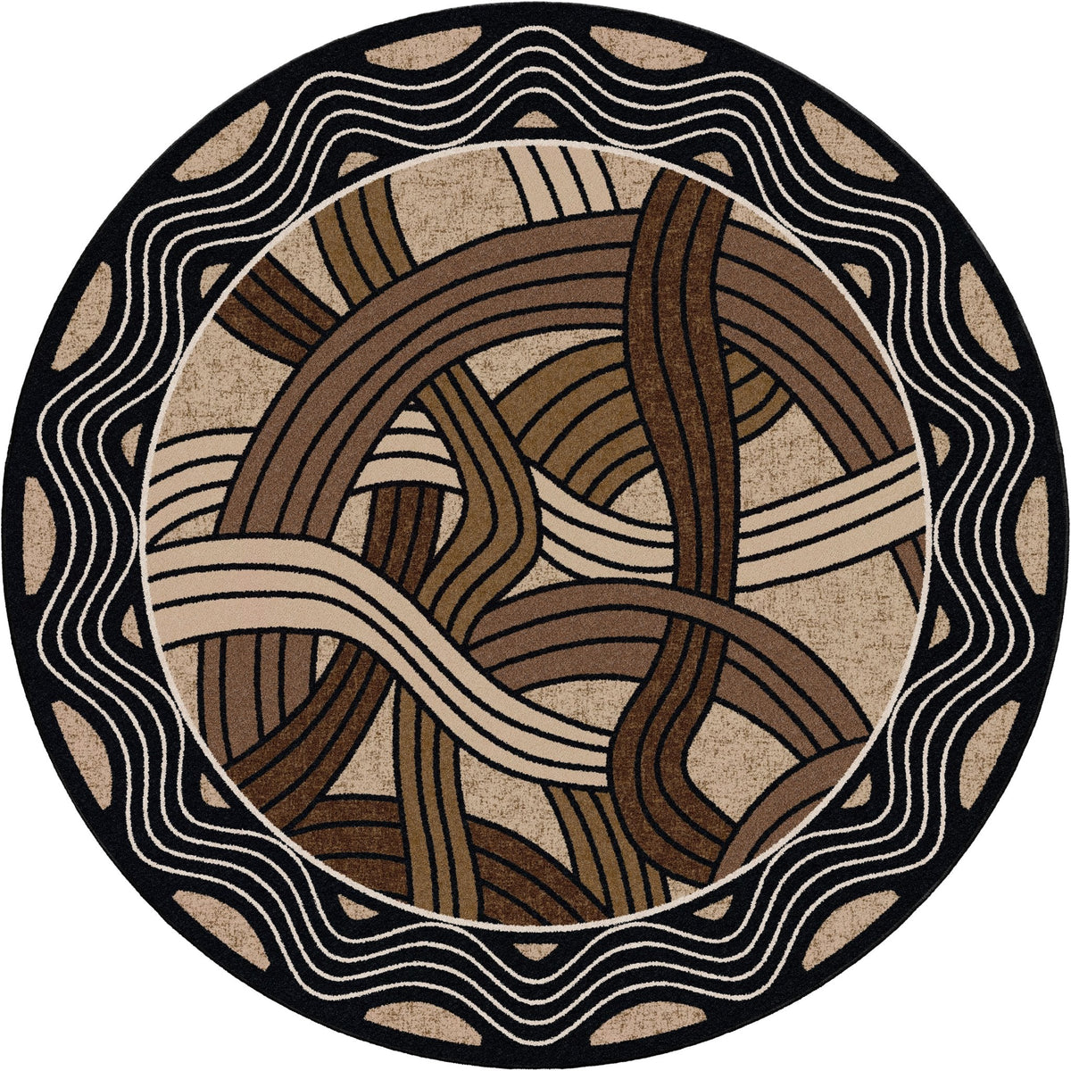 American Dakota Hand Coiled Natural Rug