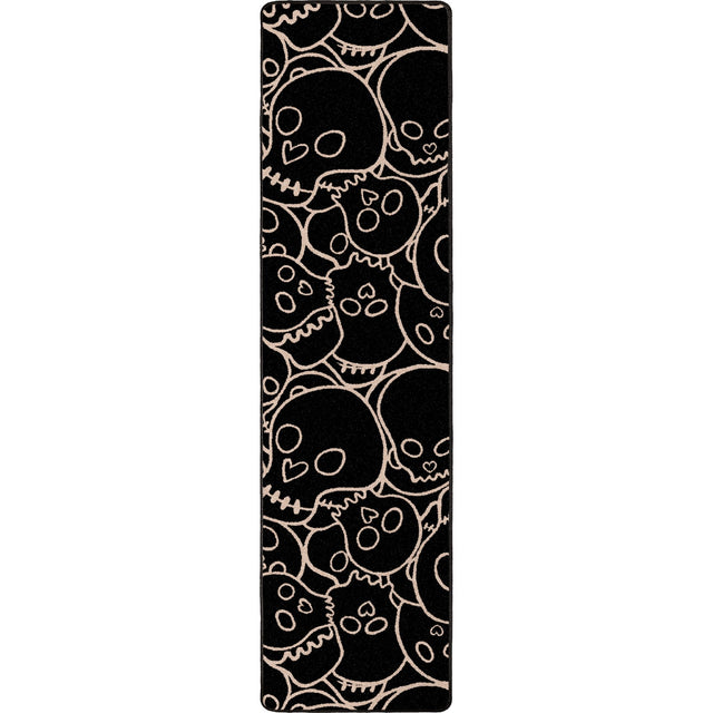 American Dakota Head Banger Black Rug - 0005BLK234