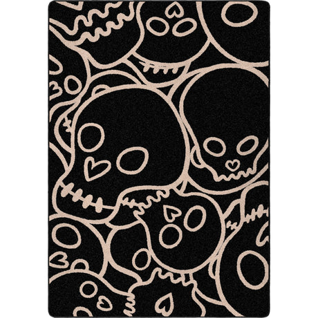American Dakota Head Banger Black Rug - 0005BLK234