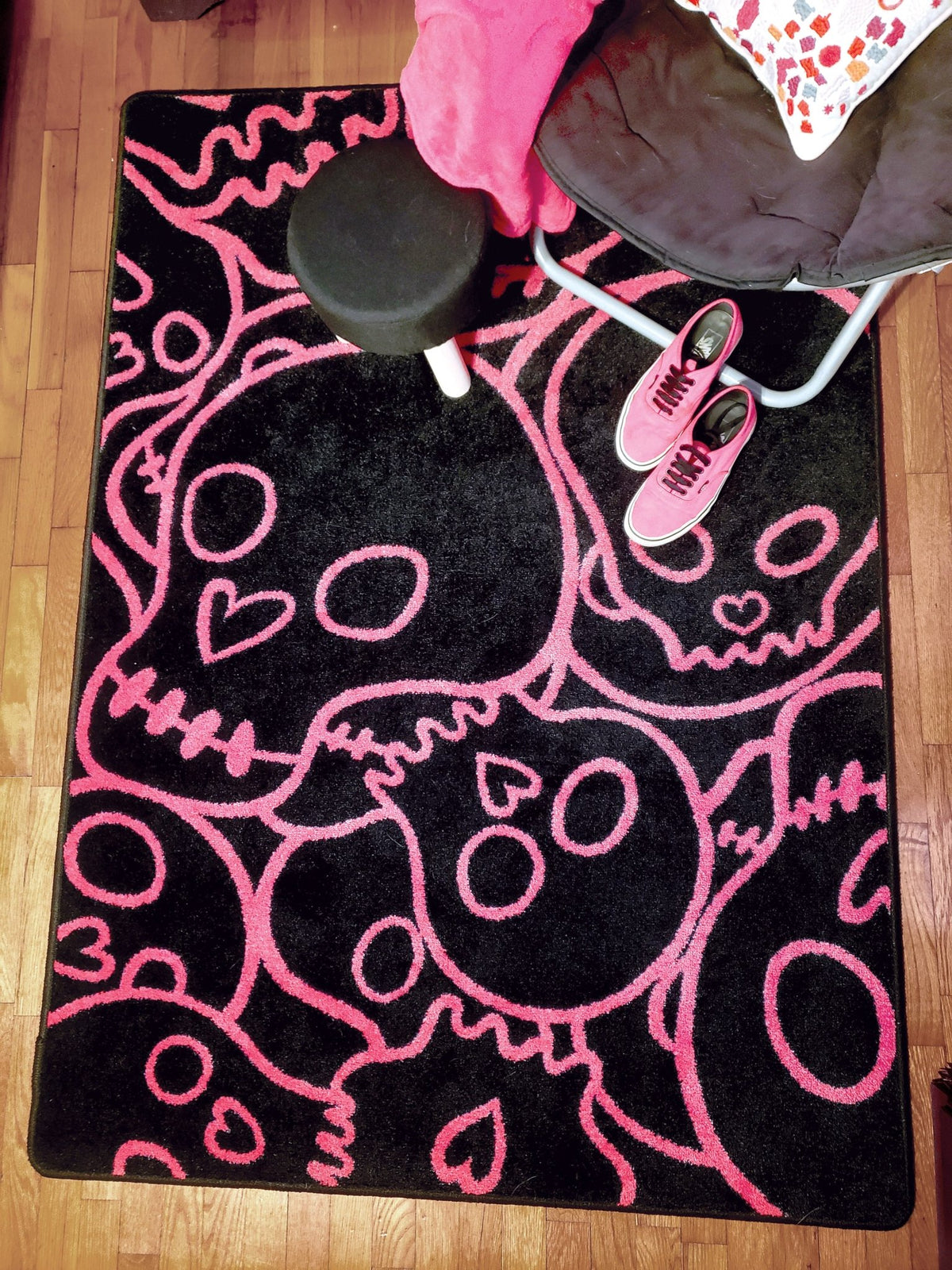 American Dakota Head Banger Pink Rug - 0005PNK234