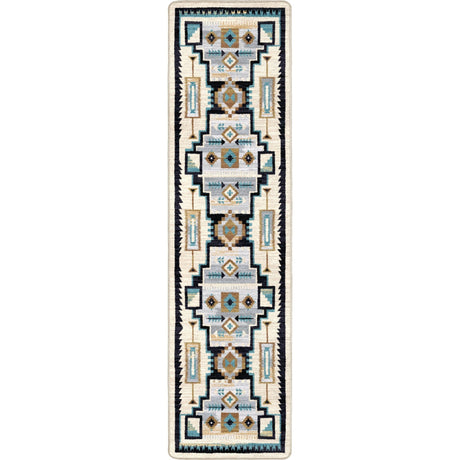American Dakota Head Winds Turquoise Rug - ZZAD0577TUR234