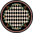 American Dakota High Country Rooster Black Rug - 0123BLK234