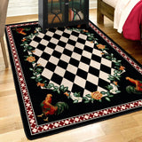 American Dakota High Country Rooster Black Rug - 0123BLK234