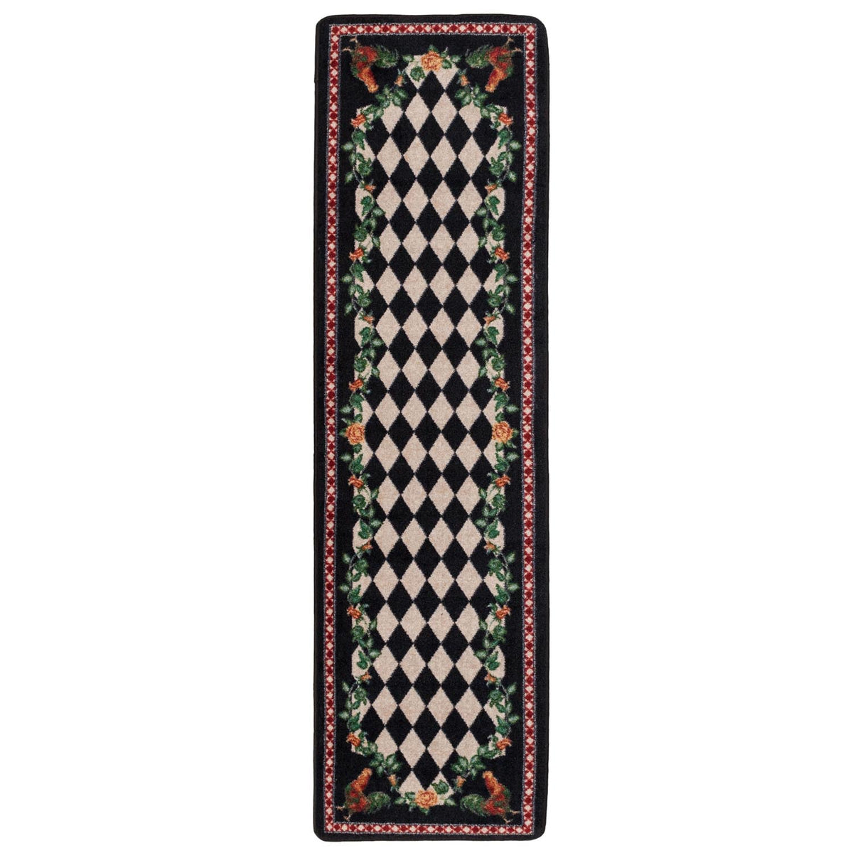 American Dakota High Country Rooster Black Rug - 0123BLK234