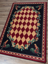 American Dakota High Country Rooster Red Rug - 0123RED234