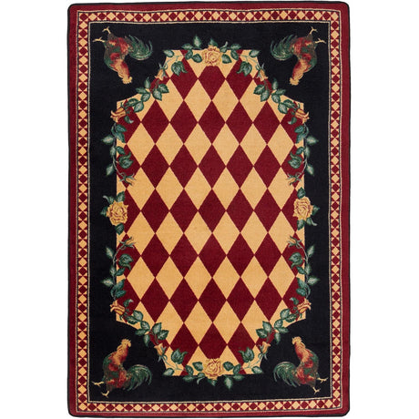American Dakota High Country Rooster Red Rug - 0123RED234