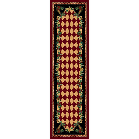 American Dakota High Country Rooster Red Rug - 0123RED234
