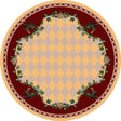 American Dakota High Country Rooster Yellow Rug - 0123YEL234