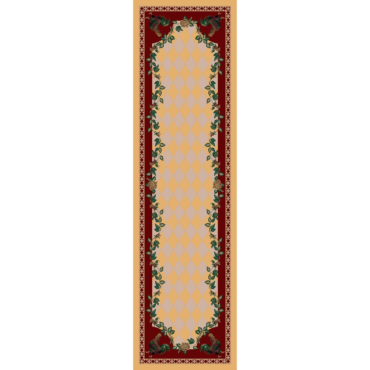 American Dakota High Country Rooster Yellow Rug - 0123YEL234