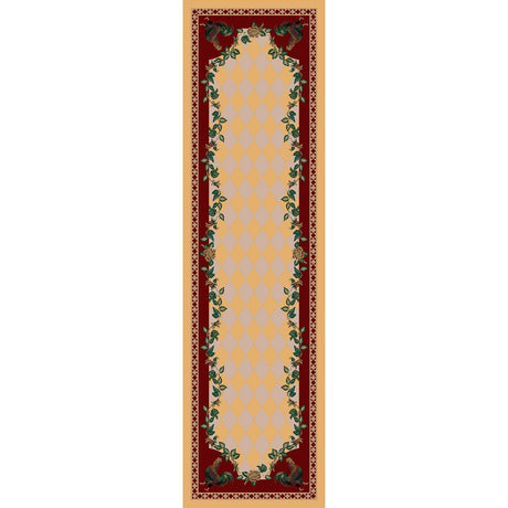 American Dakota High Country Rooster Yellow Rug - 0123YEL234
