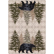 American Dakota High Point Bear Stone Rug - 0420STN234