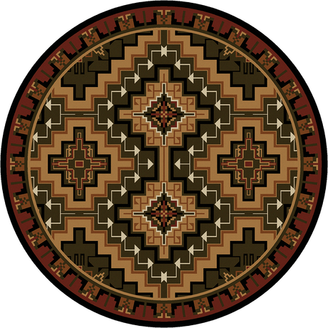 American Dakota Hill Country Red Rug