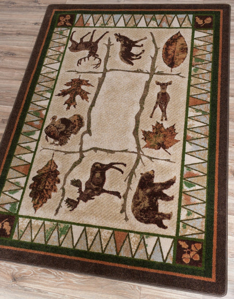 American Dakota Homeland Forest Rug - 0316FST234