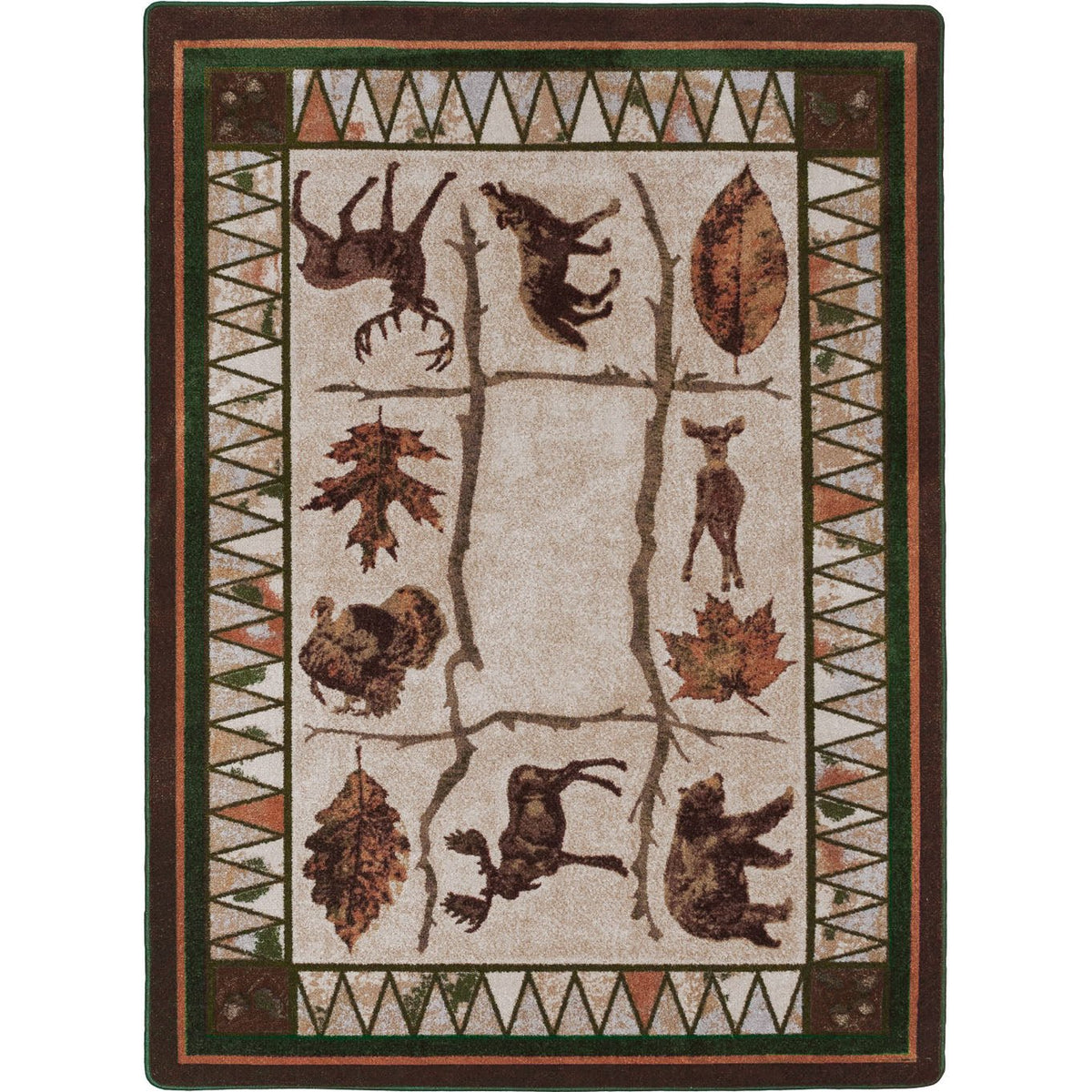 American Dakota Homeland Forest Rug - 0316FST234