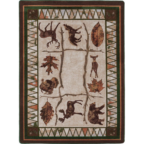 American Dakota Homeland Forest Rug - 0316FST234
