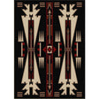American Dakota Horse Thieves Black Rug