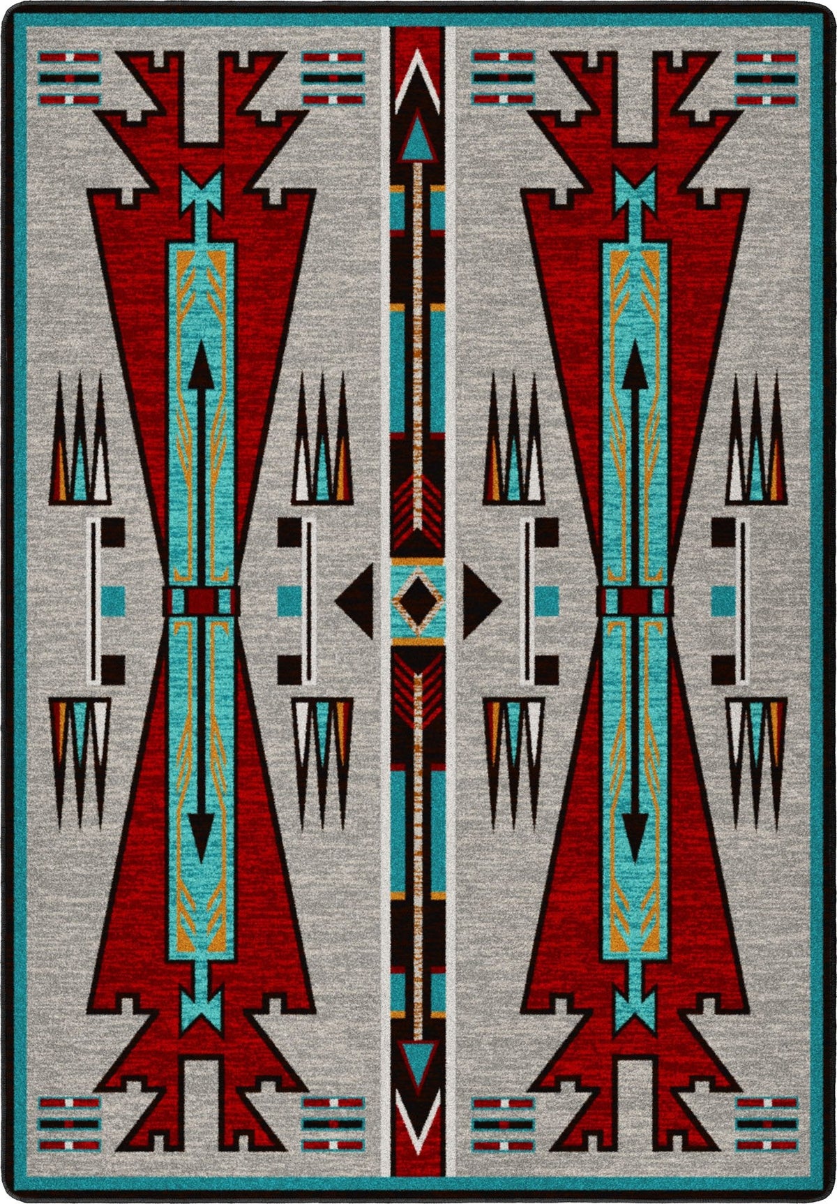 American Dakota Horse Thieves OKA Electric Rug