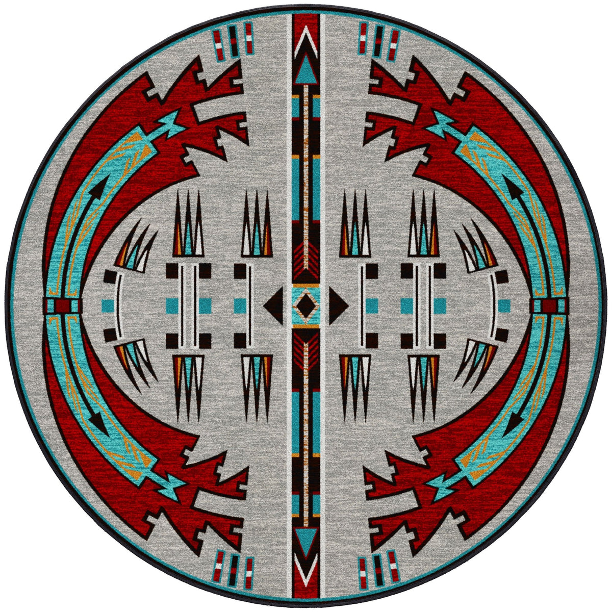 American Dakota Horse Thieves OKA Electric Rug