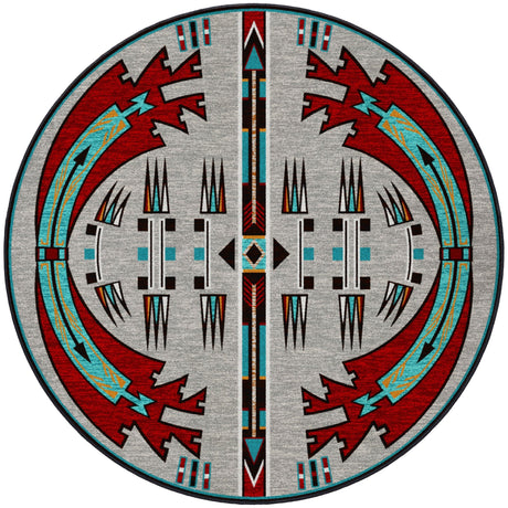 American Dakota Horse Thieves OKA Electric Rug