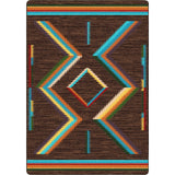 American Dakota Hour Glass Bright Rug