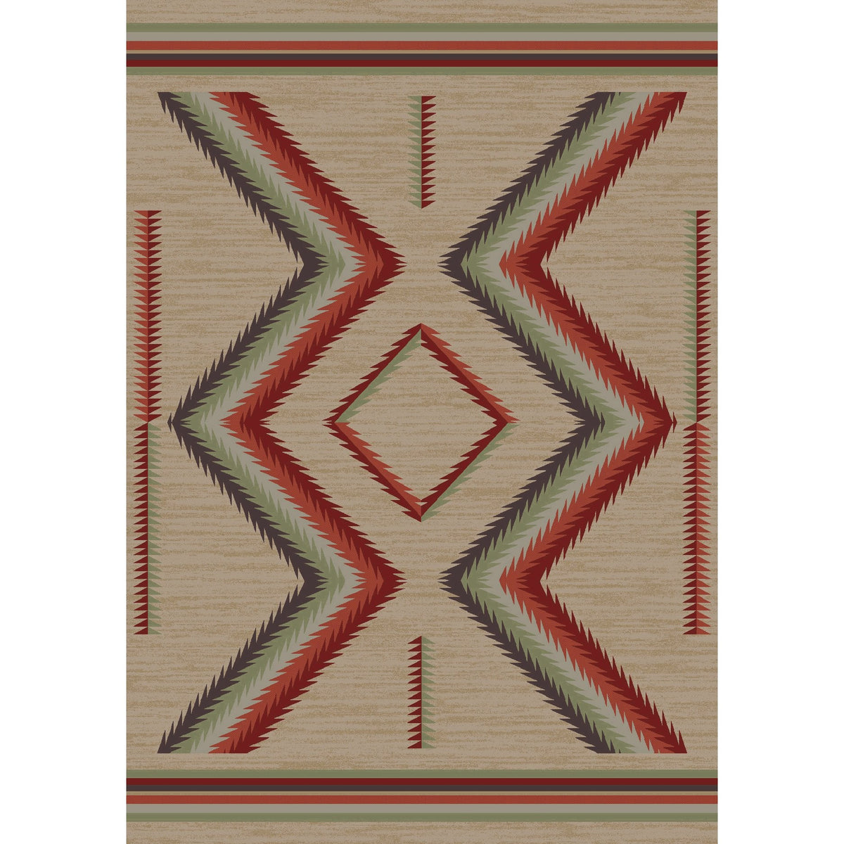 American Dakota Hour Glass Fall Rug