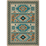 American Dakota Indigo Turquoise Rug